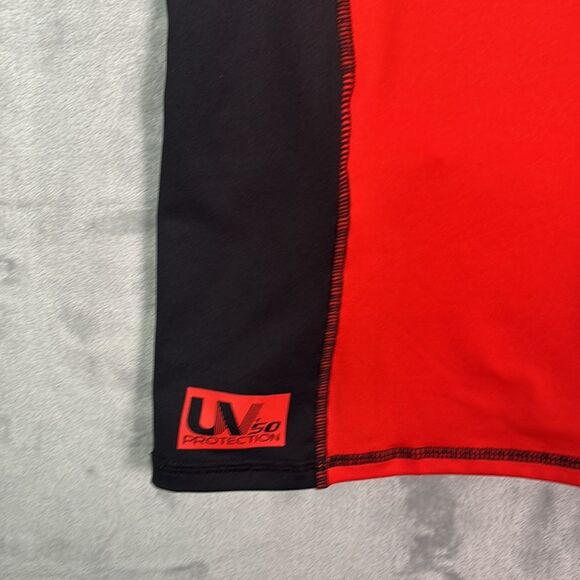 NWT New Seadoo BRP Mens Black Short Sleeve Rash Guard Shirt SPF 50 Size XL - Picture 11 of 12